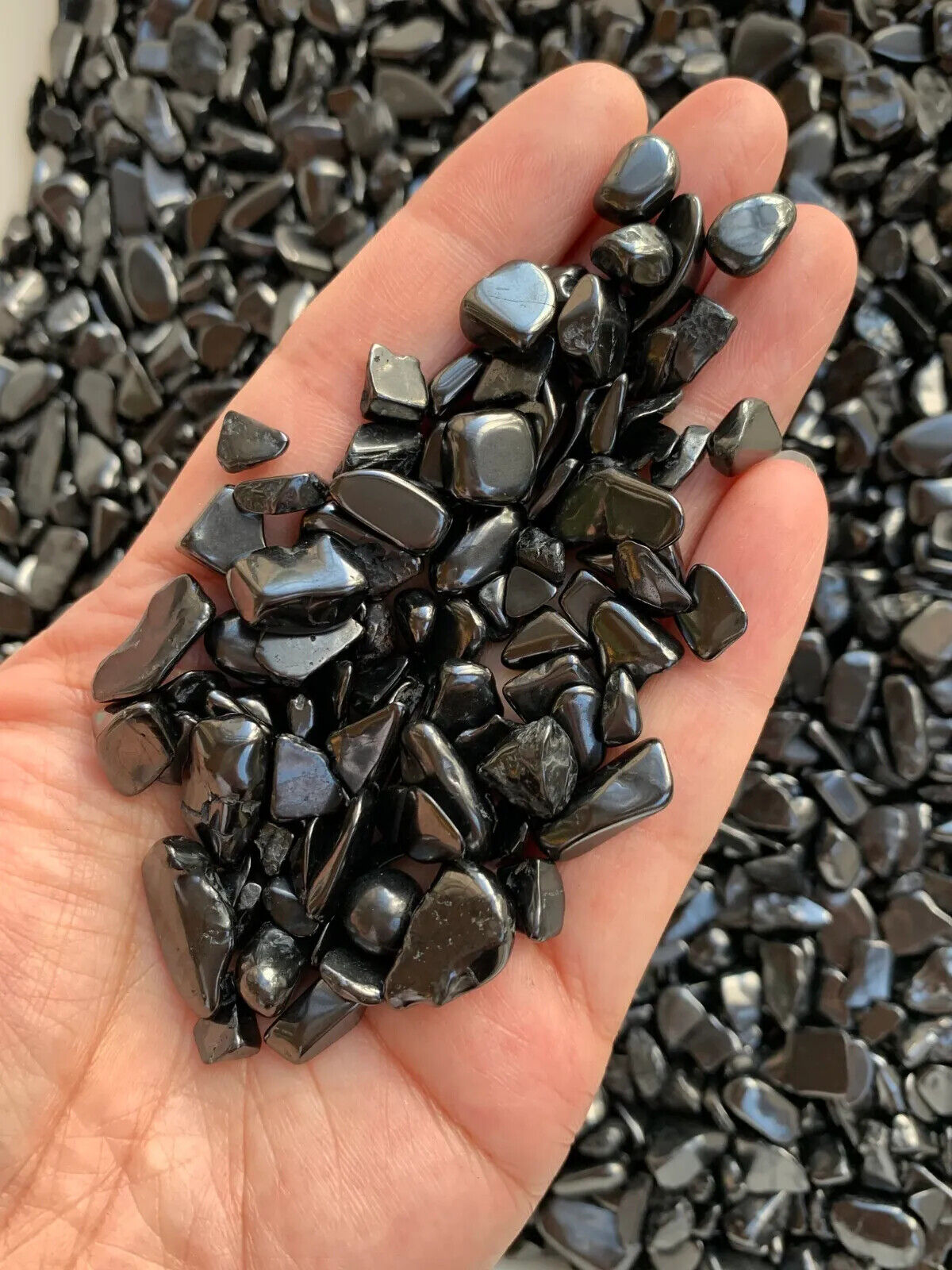 Grade A++ Semi Tumbled Gemstone Mini Chips 3 - 18 mm, Choose From 4 oz to 3 lbs