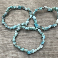 Wholesale Grade A++ Gemstone Nugget Bracelet, Choose from 18 Gemstone Types