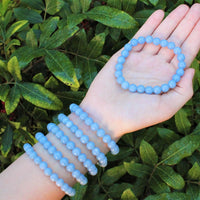 8 mm Bead Gemstone Bracelets: BUY 3 GET 1 FREE! (Stretch Crystal Bead Bracelets)