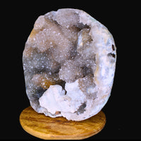 Huge 3.53 Lbs Smokey Tuxedo Amethyst Cluster | Rare Georgia Quartz Crystal