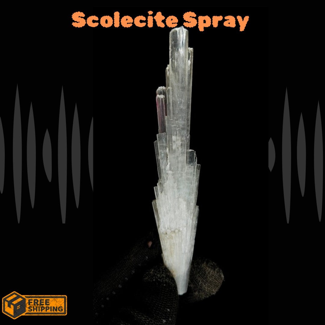 16g Rare Scolecite Crystal Cluster | Reiki Healing Mineral | Meditation Stone