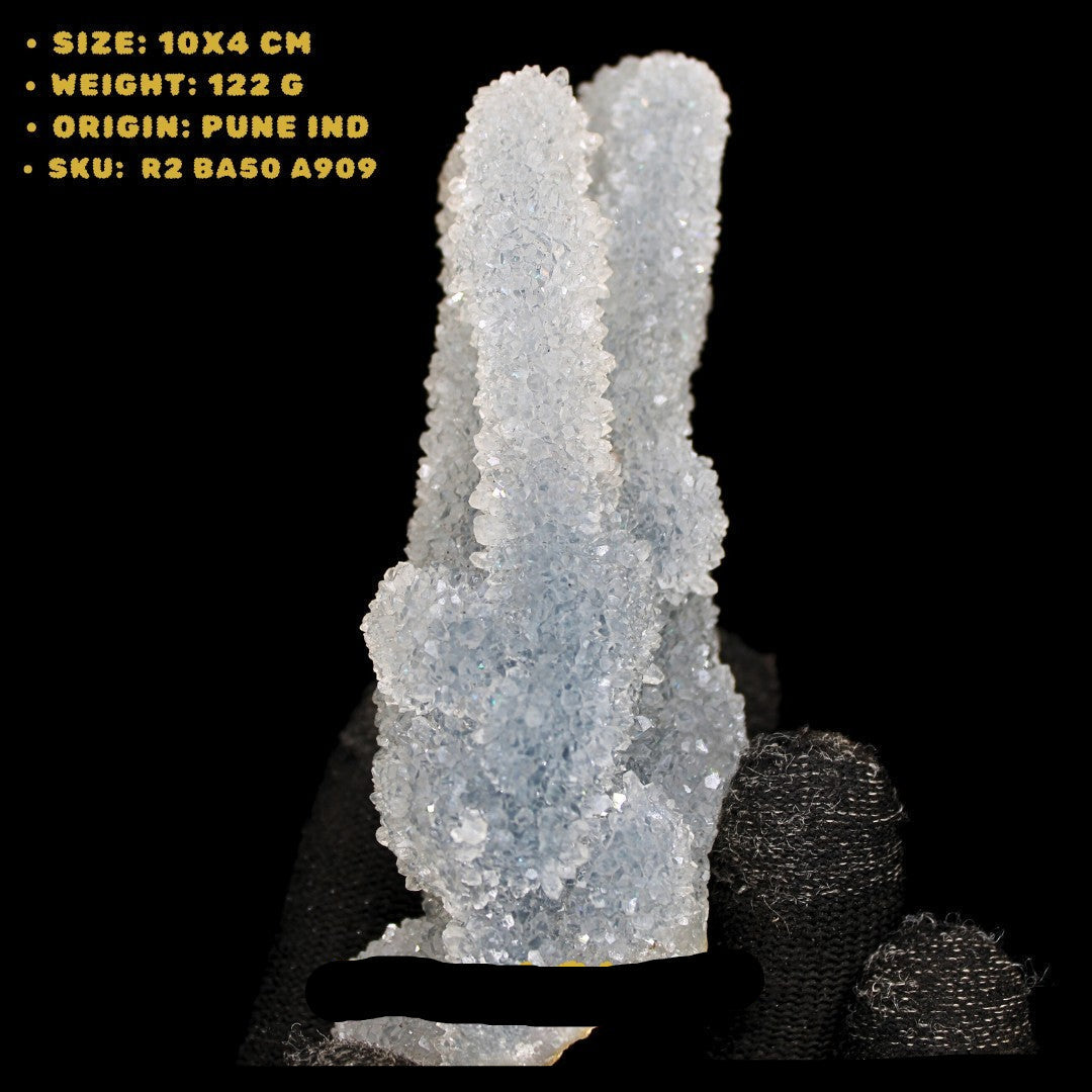 Rainbow Quartz Crystal 122g Natural Terminated Mineral Specimen India