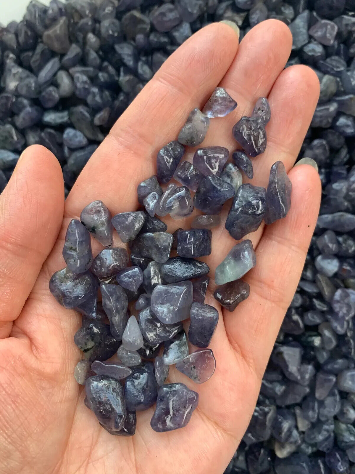 Grade A++ Semi Tumbled Gemstone Mini Chips 3 - 18 mm, Choose From 4 oz to 3 lbs