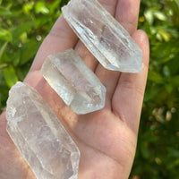 Grade A+++ Natural Clear Quartz Crystal Points, 1.5 to 3.5 Inches Long, 1-2 oz