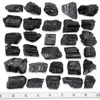 Black Tourmaline Rough Natural Stones 4 oz-5 lbs Bulk Wholesale Crystal Raw