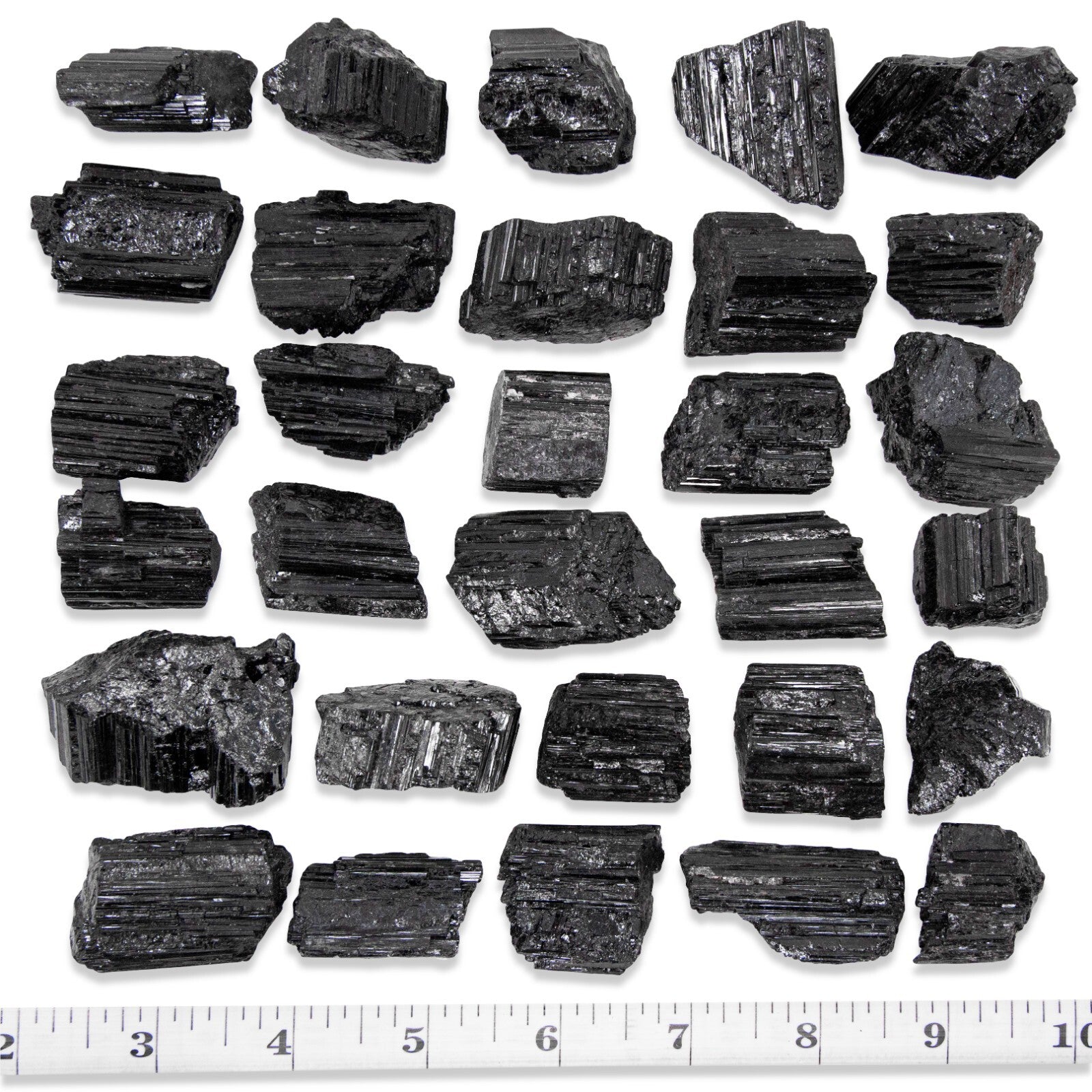 Black Tourmaline Rough Natural Stones 4 oz-5 lbs Bulk Wholesale Crystal Raw