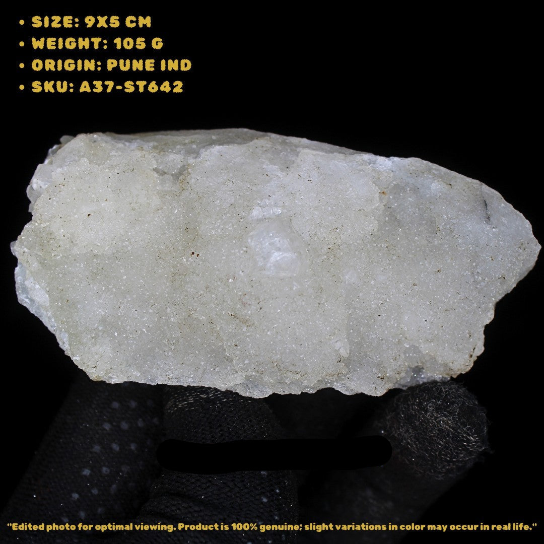 Natural Apophyllite Healing Crystal Cluster Stone 105g | 9x5 cm High Vibration