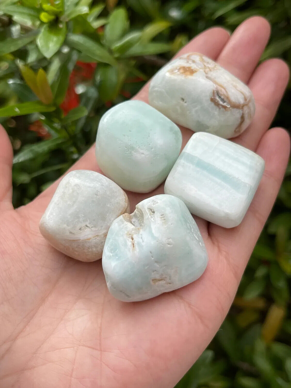 1/2 Lb Lot Tumbled Stones, 0.75-1.25" Crystal Healing Stones, Choose Stone Type