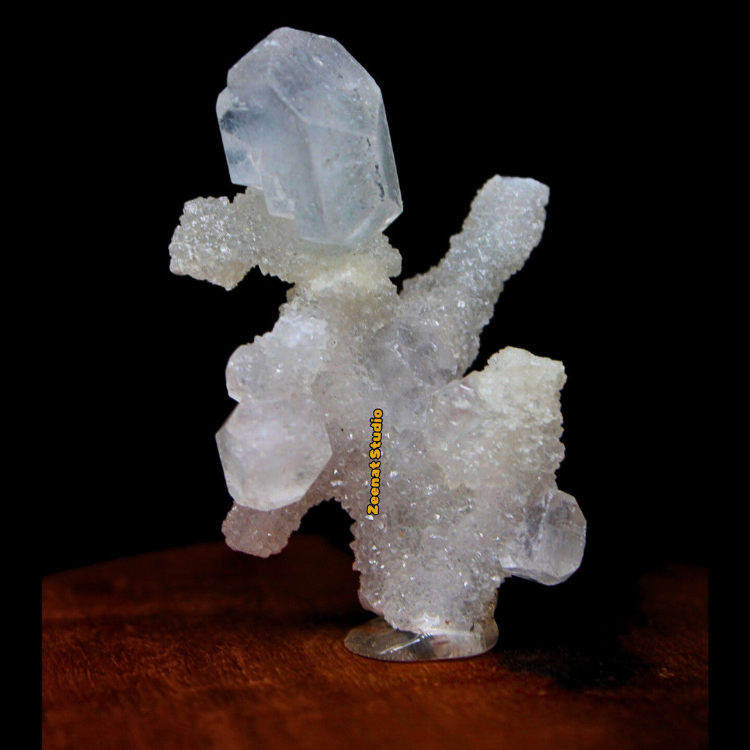 Rare Apophyllite Cluster Matrix 7cm 165g Shiny Luster Mineral Specimen from Indi