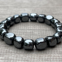 Wholesale Grade A++ Gemstone Nugget Bracelet, Choose from 18 Gemstone Types