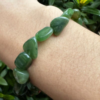 Wholesale Grade A++ Gemstone Nugget Bracelet, Choose from 18 Gemstone Types