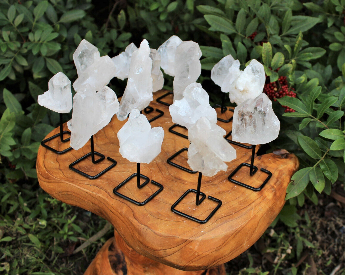 Clear Quartz Cluster Natural Crystal Décor Premium Raw Quartz from india