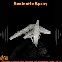 Rare 28g Scolecite Spray Crystal Mineral Specimen Zeolite India