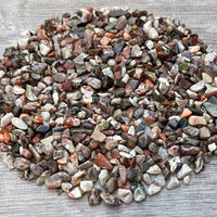 Grade A++ Semi Tumbled Gemstone Mini Chips 3 - 18 mm, Choose From 4 oz to 3 lbs