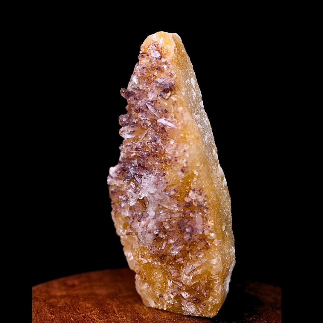 135g Phantom Quartz Crystal Cluster Rare Natural Mineral from India