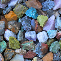Madagascar Mix - Rough Rocks for Tumbling - Bulk Wholesale 1LB options