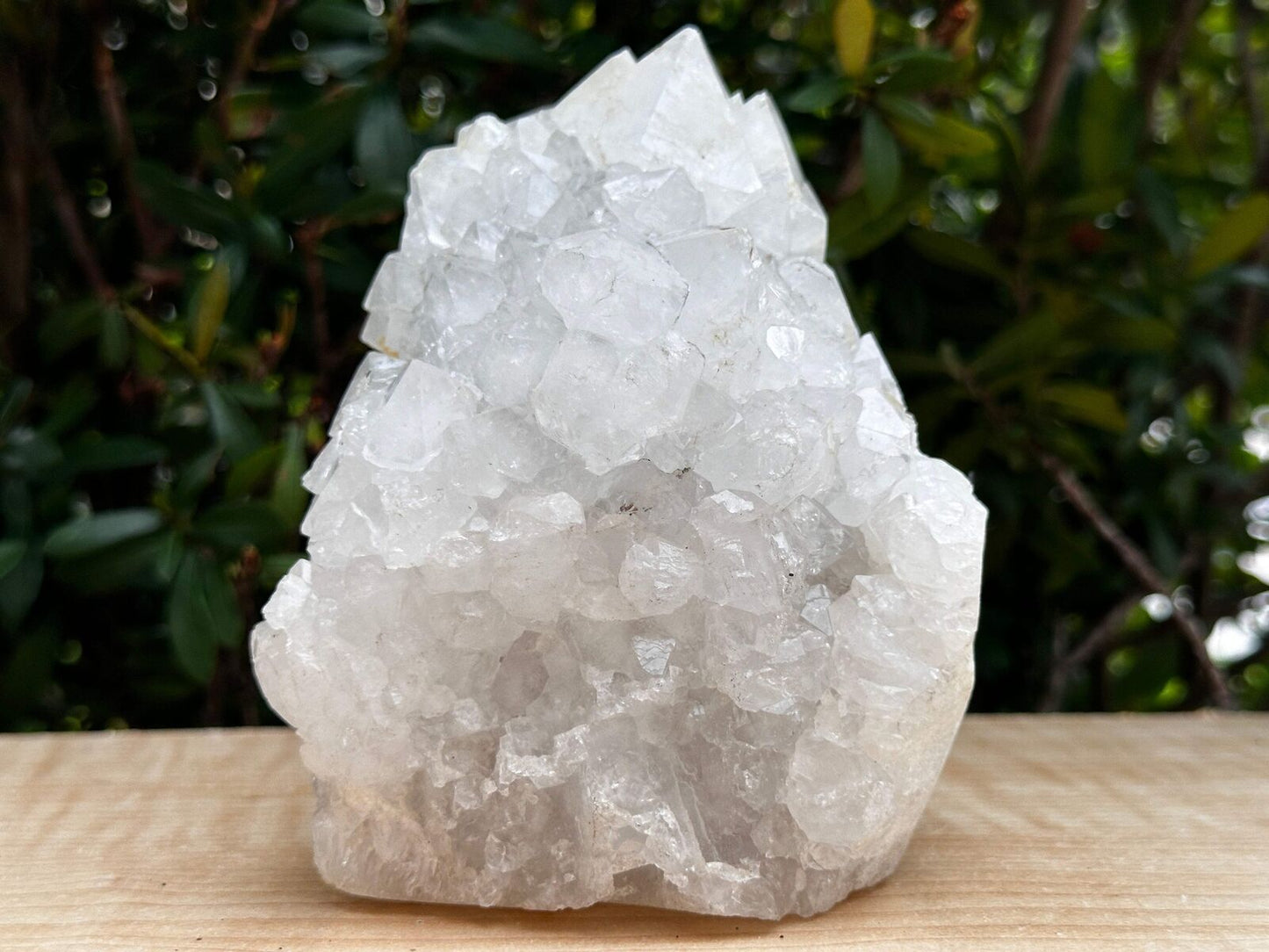 Chalcedony & Crystal Quartz Stalactite, Quartz on Chalcedony Stalactite Specimen