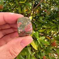 Grade A++ Unakite Tumbled Stones, 0.75-1" Tumbled Unakite Stone, Wholesale Bulk