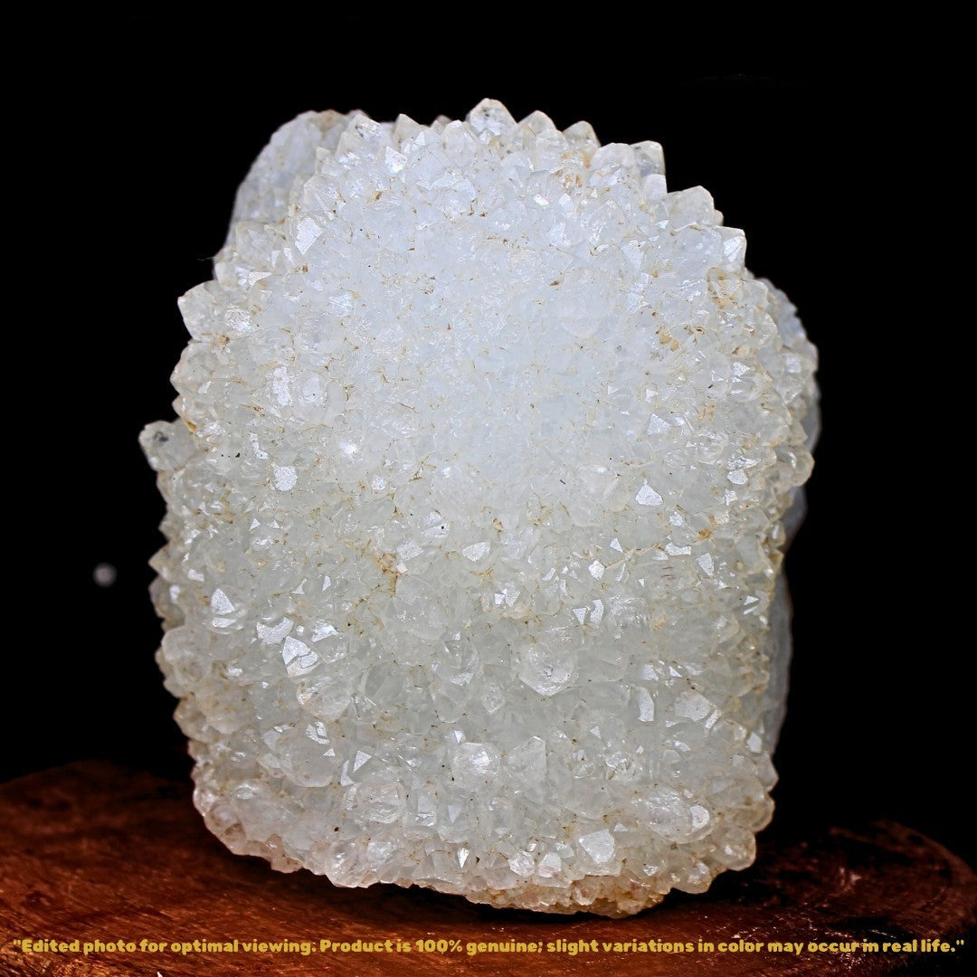 Apophyllite Crystal Cluster 728g 7x7 cm Rare Greenish White Natural Mineral