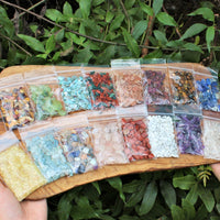 Genuine Gemstone Chips Bulk Lots - HUGE RANGE - Undrilled Semi Tumbled Stones