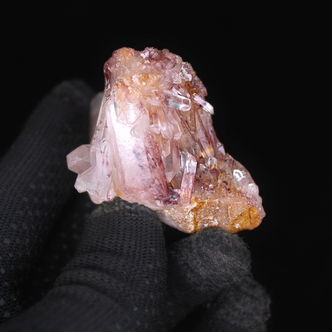 Phantom Clear Quartz Cluster 66g Natural Healing Crystal 6x4 cm from India