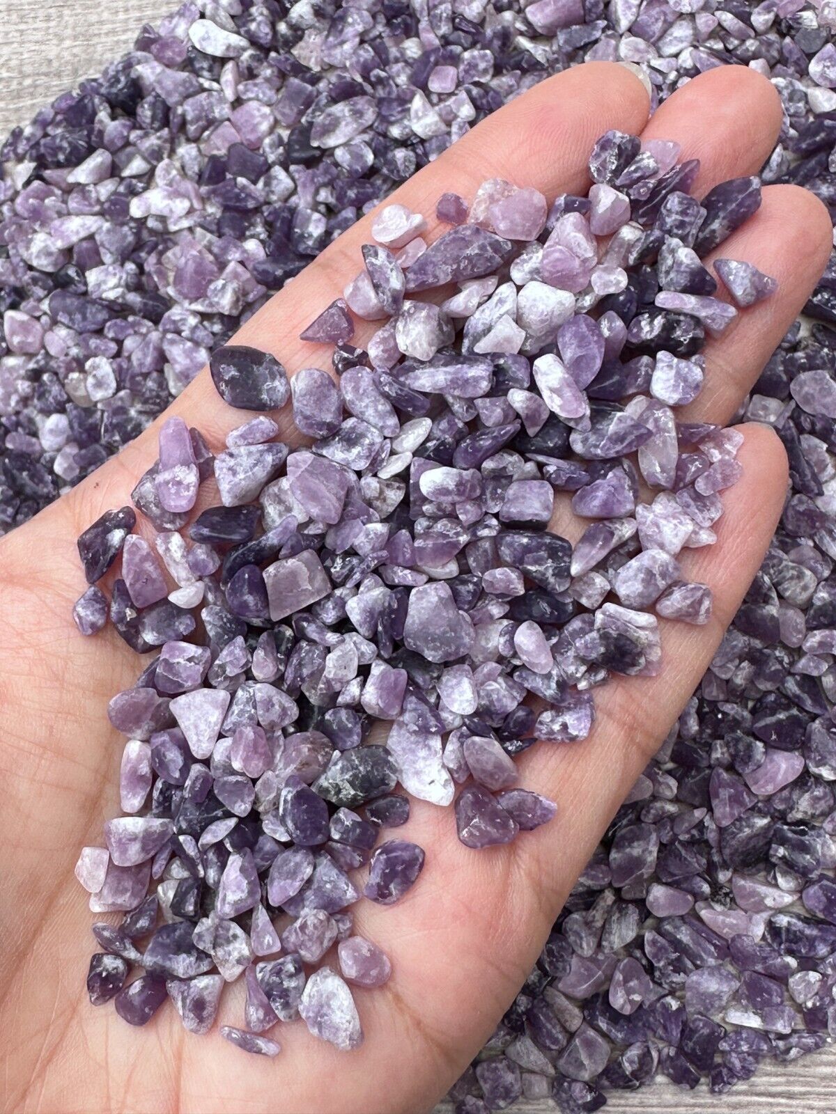 Grade A++ Semi Tumbled Gemstone Mini Chips 3 - 18 mm, Choose From 4 oz to 3 lbs