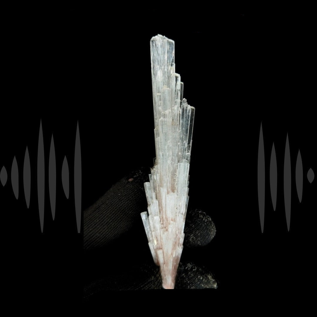 Natural Scolecite 16g Spray Crystal Mineral Specimen Raw Zeolite India