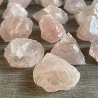 Natural Rough Rose Quartz Crystal Mineral, You Choose Amount