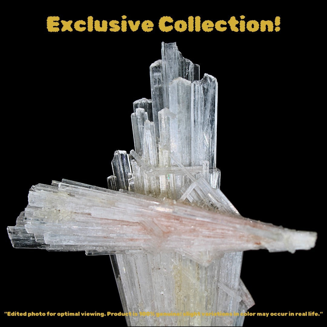 Natural Scolecite Healing Crystal 66g  12x7 cm  Calming Stone for Meditation