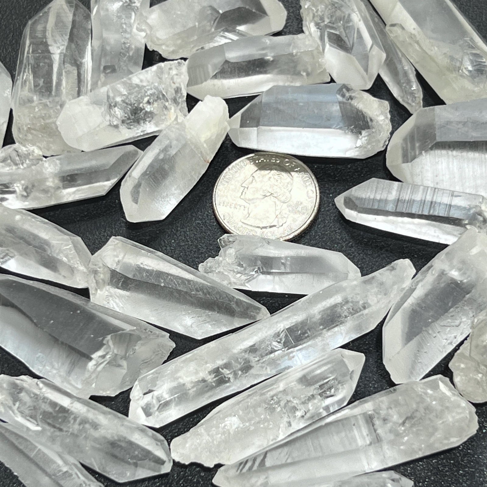 Lemurian Clear Quartz Crystal Points (By The 3 Pc or 1 LB) Rough Raw Gemstone