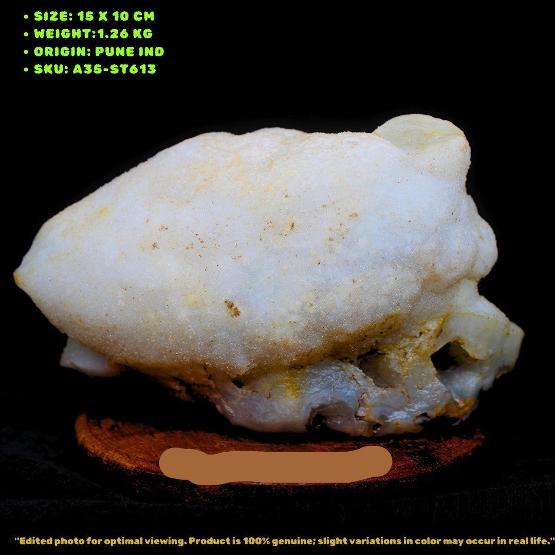 1.26kg Rainbow MM Quartz Geode Aura Cleansing Crystal Chakra Stone