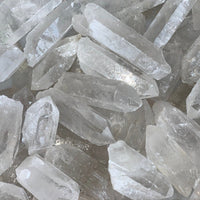 Natural Clear Quartz Crystal Point, 1.5" to 3" Raw Crystal Points,Wholesale Bulk