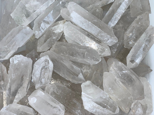 Natural Clear Quartz Crystal Point, 1.5" to 3" Raw Crystal Points,Wholesale Bulk