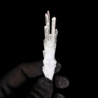 Rare Scolecite Spray Cluster 10g Zeolite Mineral Specimen India 11x2x1 cm
