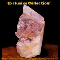 Phantom Quartz Cluster 83g 6x4 cm Rare Crystal with Inner Growth Lines