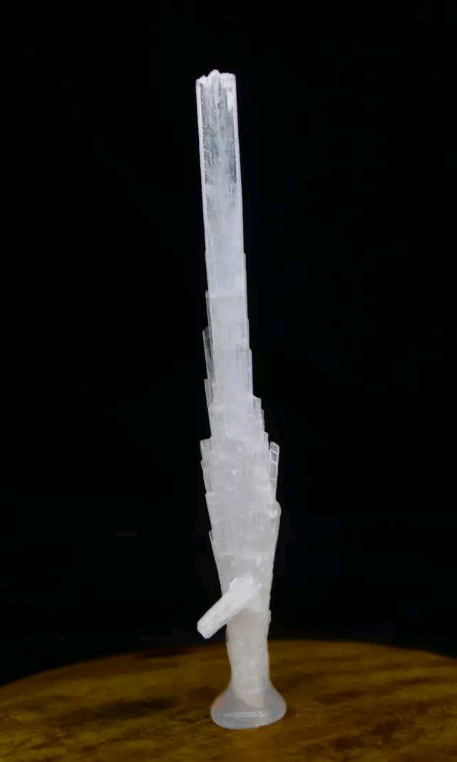 Natural Glassy Scolecite Tower 🗼 Spray Mineral Specimen from India 15g