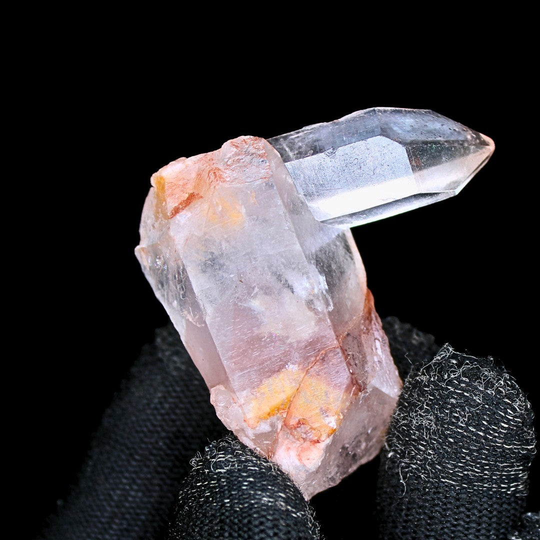 Phantom Clear Quartz Cluster 38g 4x4 cm – Natural Growth Layer Crystal