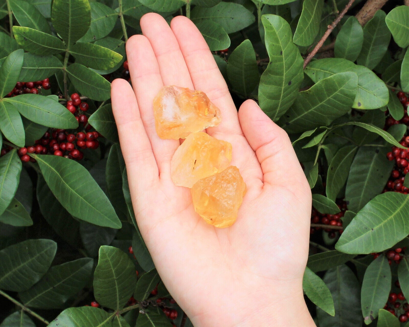 Citrine Rough Crystals: Choose How Many Pieces (Raw Citrine)