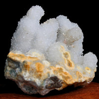 Rainbow Quartz Crystal Cluster 326g Large Cabinet Specimen India 8x7cm