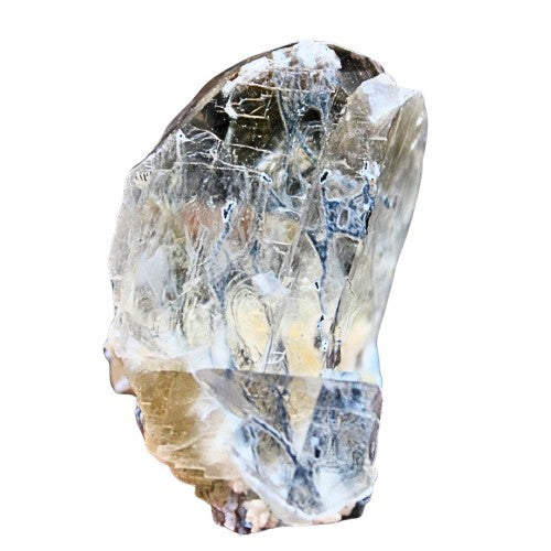 Rainbow Calcite w 30g Rainbow Calcite w/ Mordenite 4x2.5cm | Rare Zeolite Mineral India Gift Mordenite 4x2.5cm | Rare Zeolite Mineral India Gift