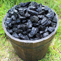 🖤 Black Tourmaline Rough Natural Stones | 5 lb Bulk Wholesale | Raw Chakra Protection Crystal