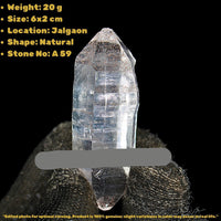 Clear Himalayan Quartz Crystal 20g Terminated Point Mineral Specimen