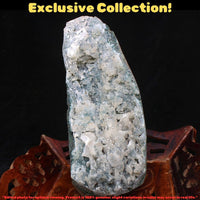 Natural Chalcedony Geode Cluster 1.2kg | 18x8 cm | Healing Crystal for Calm