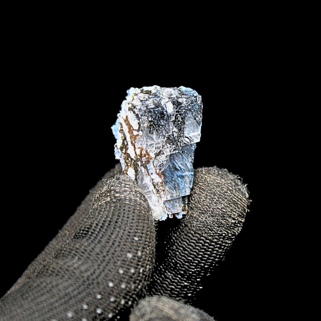 Rainbow Calcite w Mordenite 15g 4x2cm | Rare India Zeolite Specimen Gift