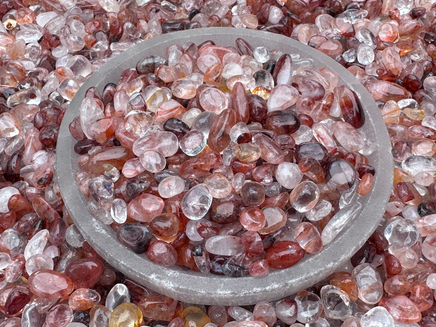 Grade A++ Semi Tumbled Gemstone Mini Chips 3 - 18 mm, Choose From 4 oz to 3 lbs