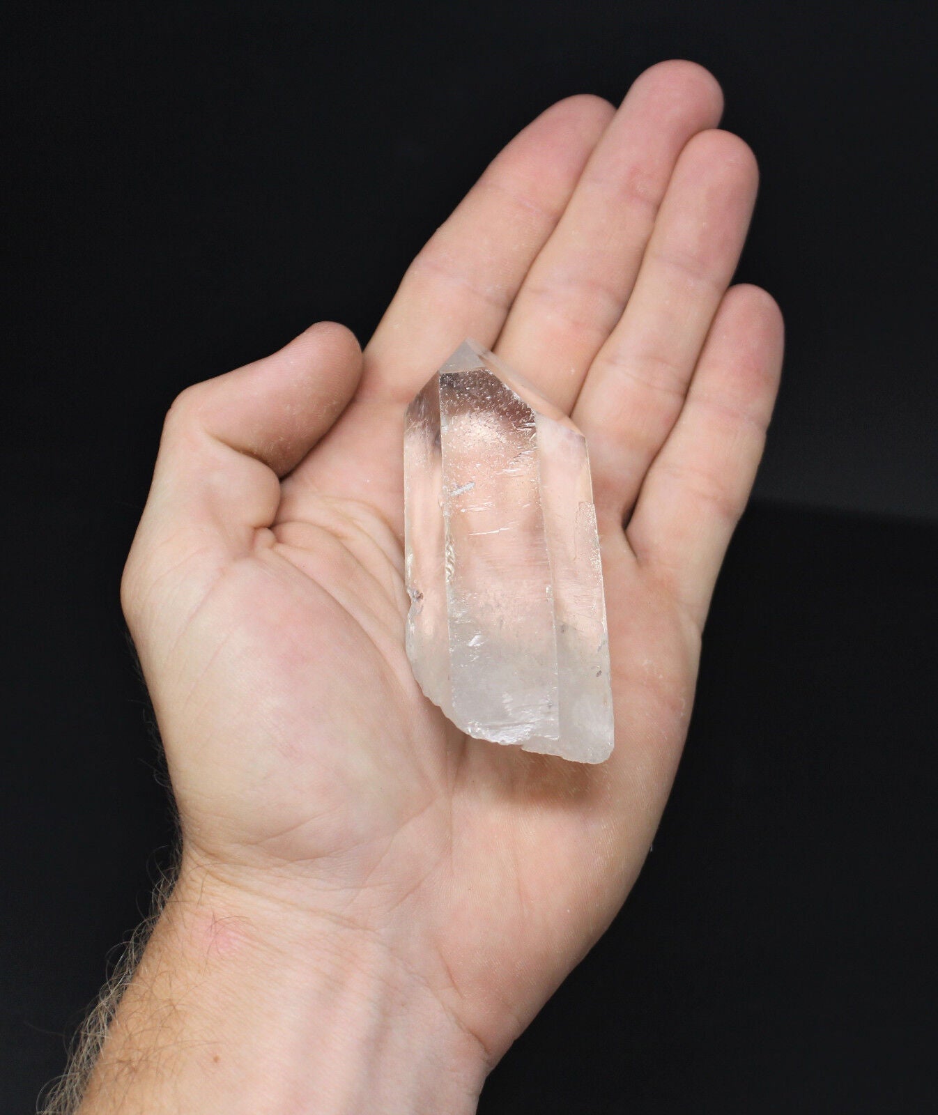 Clear Quartz Crystal Point (3" - 4") Natural Wand Specimen, Reiki Healing