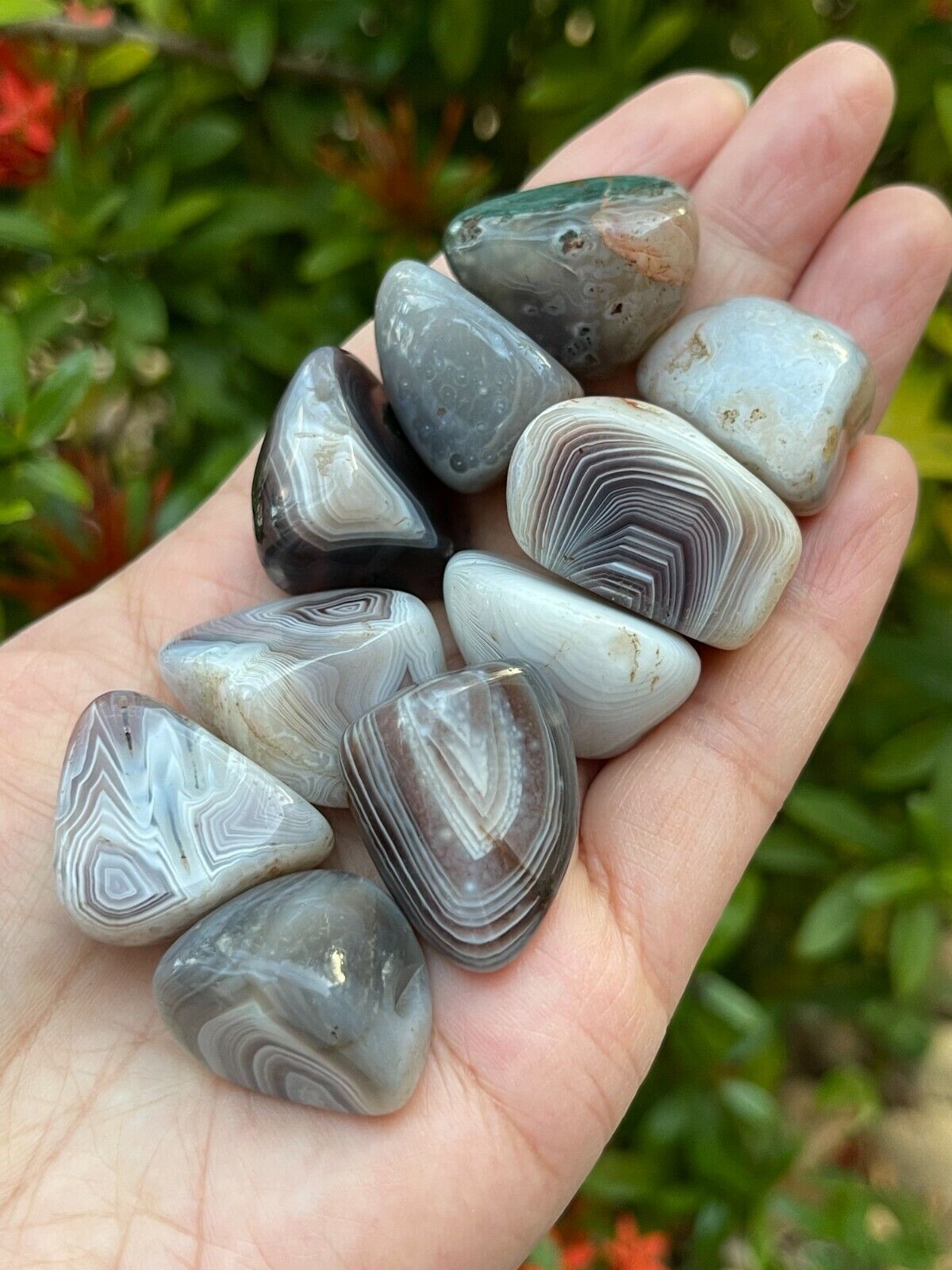 1/2 Lb Lot Tumbled Stones, 0.75-1.25" Crystal Healing Stones, Choose Stone Type