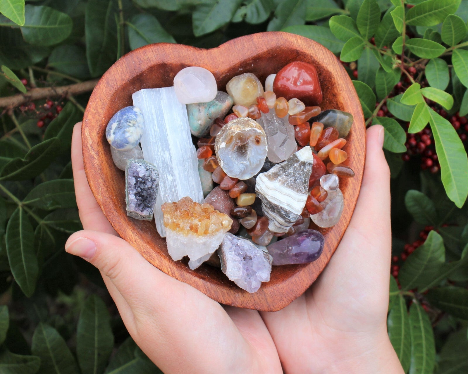 Crystal Confetti Scoop: Crystal Mix, Gemstones - Tumbled & Rough Stones, Gifts!