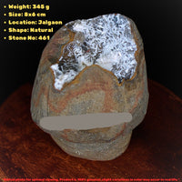 345g High-Quality Scolecite Geode  Beautiful Natural Healing Minerals