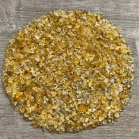 Grade A+++Citrine Semi Tumbled Gemstone Mini Chips 3 - 6 mm, Wholesale Bulk Lot